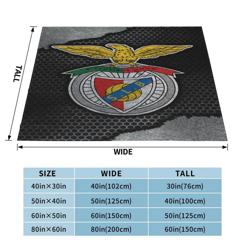 BENFICA 216 Blanket Bed Blankets Winter Warm Blanket Throw Blanket