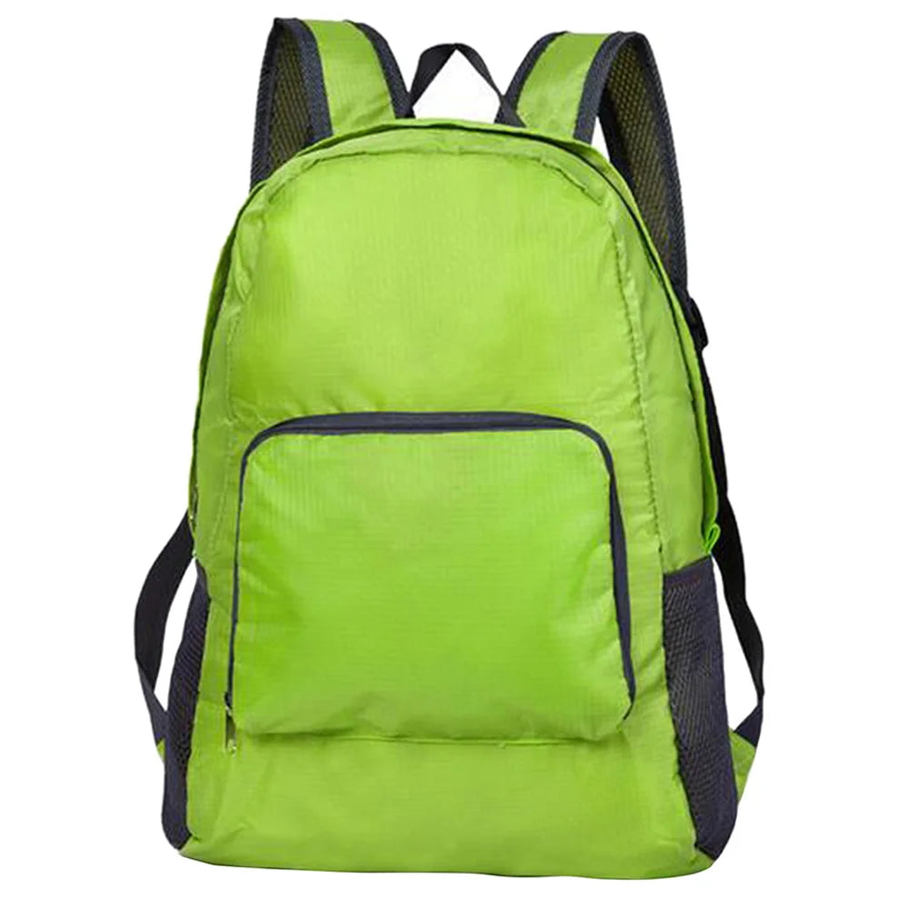 Outdoor Travel Lightweight Portable Foldable Backpack Love Print Folding Green Bag Ultralight Pack for Women Men Hiking Daypack