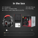 Oneodio Pro C Wireless Bluetooth 5.2 Headphones Over Ear With Microphone Hi-Res Audio Wired&Wireless Headset 110h Playtime AAC