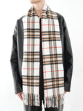 Bufanda tipo chal para hombre con tacto de cachemira cálido a cuadros de Edimburgo, bufanda a cuadros escoceses de estilo preppy