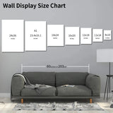 Social Psychology Affirms Children's "I Am" French Canvas Print Rainbow Mental Health Wall Art Poster for Classroom School Decor