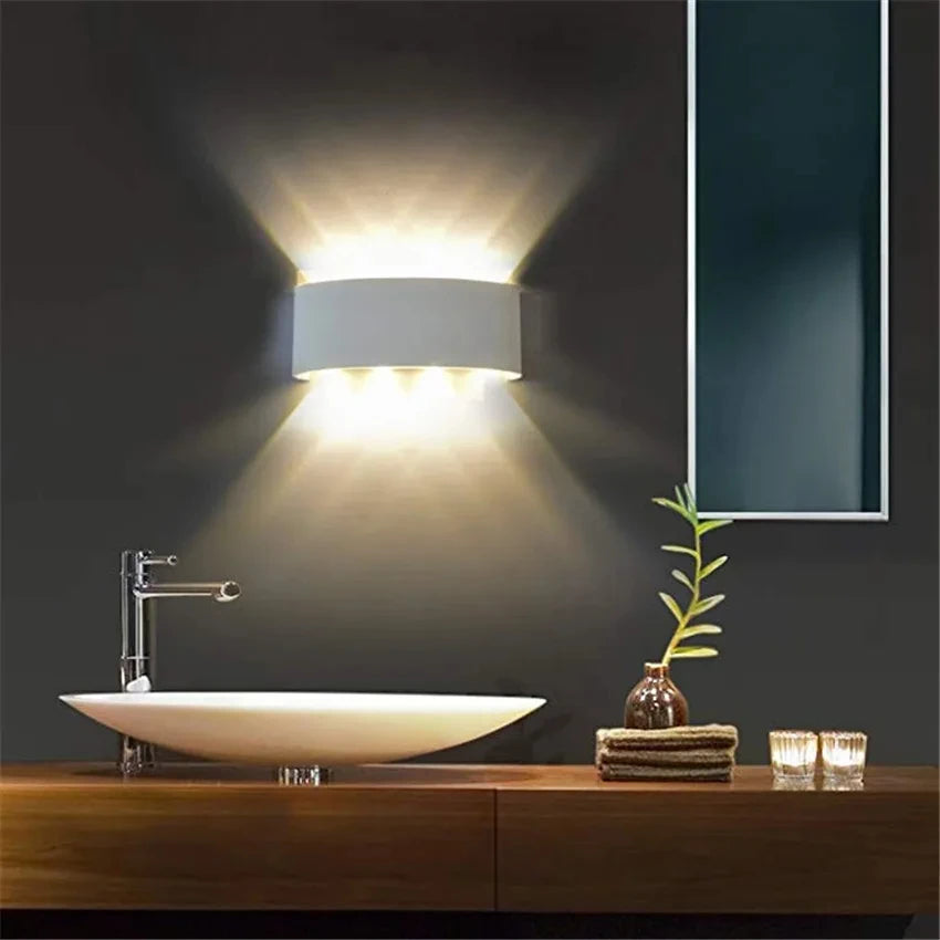 LED Wall Lamp 2W 4W 6W 8W 10W AC 85-265V Waterproof IP66 High Brightness Indoor And Outdoor Garden Decorative Lamp