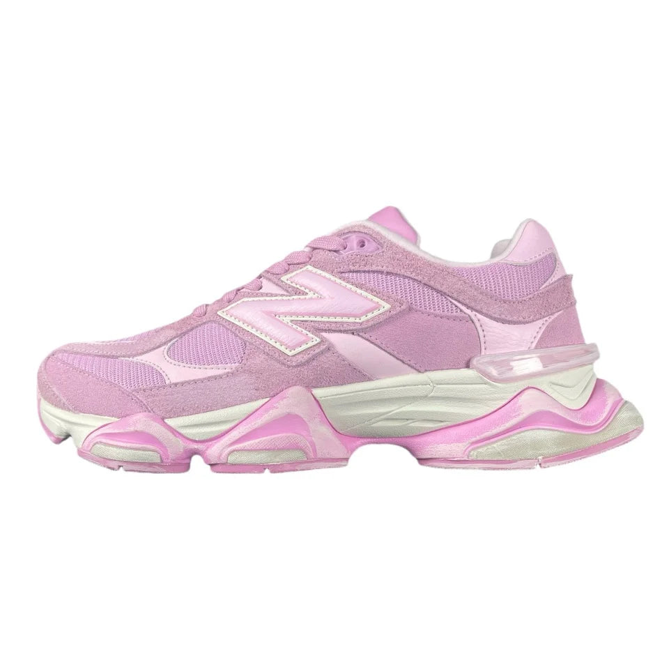 NewBalance NB 9060 Men's and Women's Casual Shoes Fashion Breathable Walking Mesh Flat Shoes Sneakers White Female Footwear