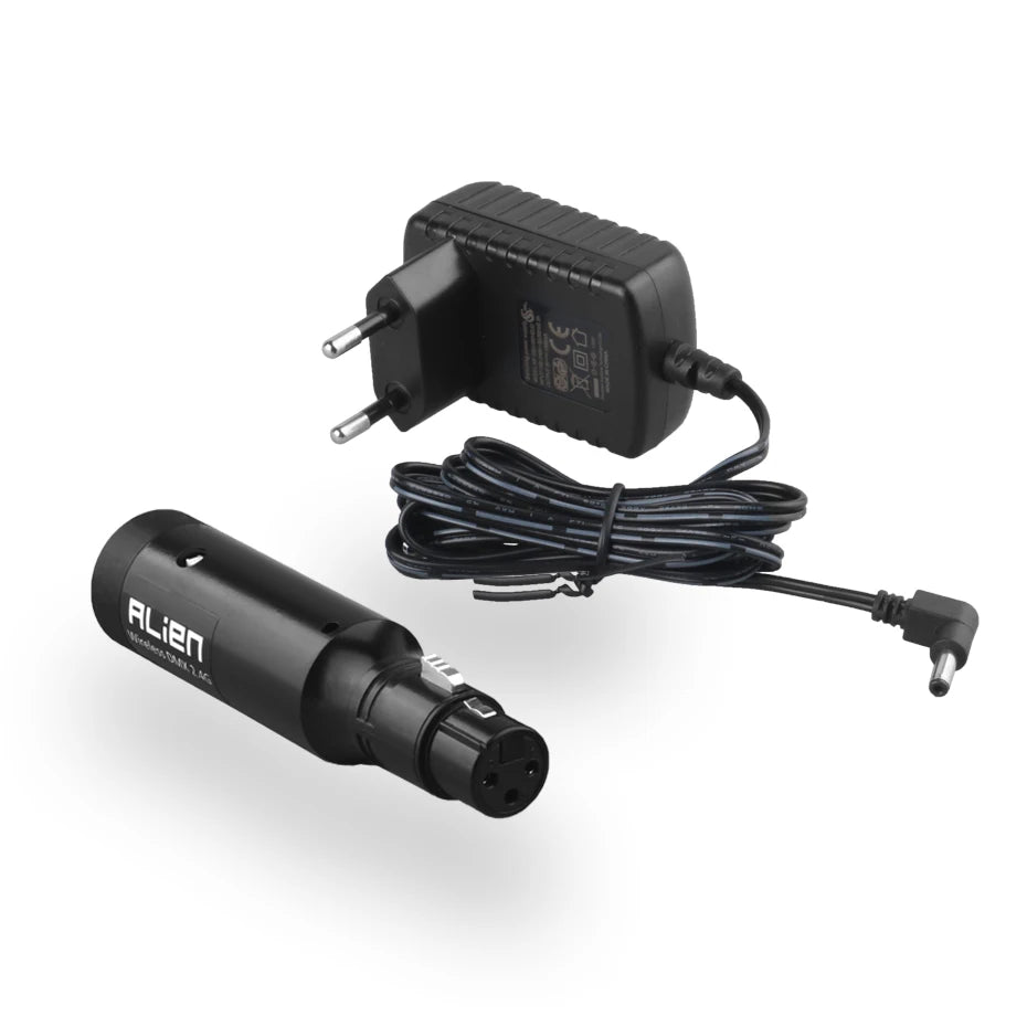 Alien recarregável 2.4g ism sem fio dmx 512 dfi controlador xlr receptor transmissor para discoteca dj festa bar dmx palco par luz