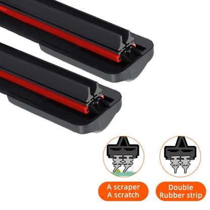 1PC car windshield front wiper blade  J-hook universal rubber automotive parts14"16"18"19"20"21"22"24"26"