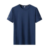 T-shirt for Men Plus Size 5XL/6XL Quick Drying T-shirt Round Neck Big Size Short Sleeve Oversized T Shirt