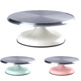 Aluminum Alloy Cake Decorating Table, Household Baking Tools, DIY Decoration Turntable, 10", 12"