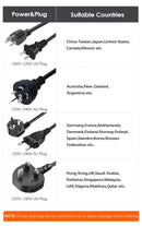 Wancle Vacuum Sous Vide Cooker IPX7 Waterproof Heater Immersion Circulator Slow Cooker with Digital Display Reservation Function