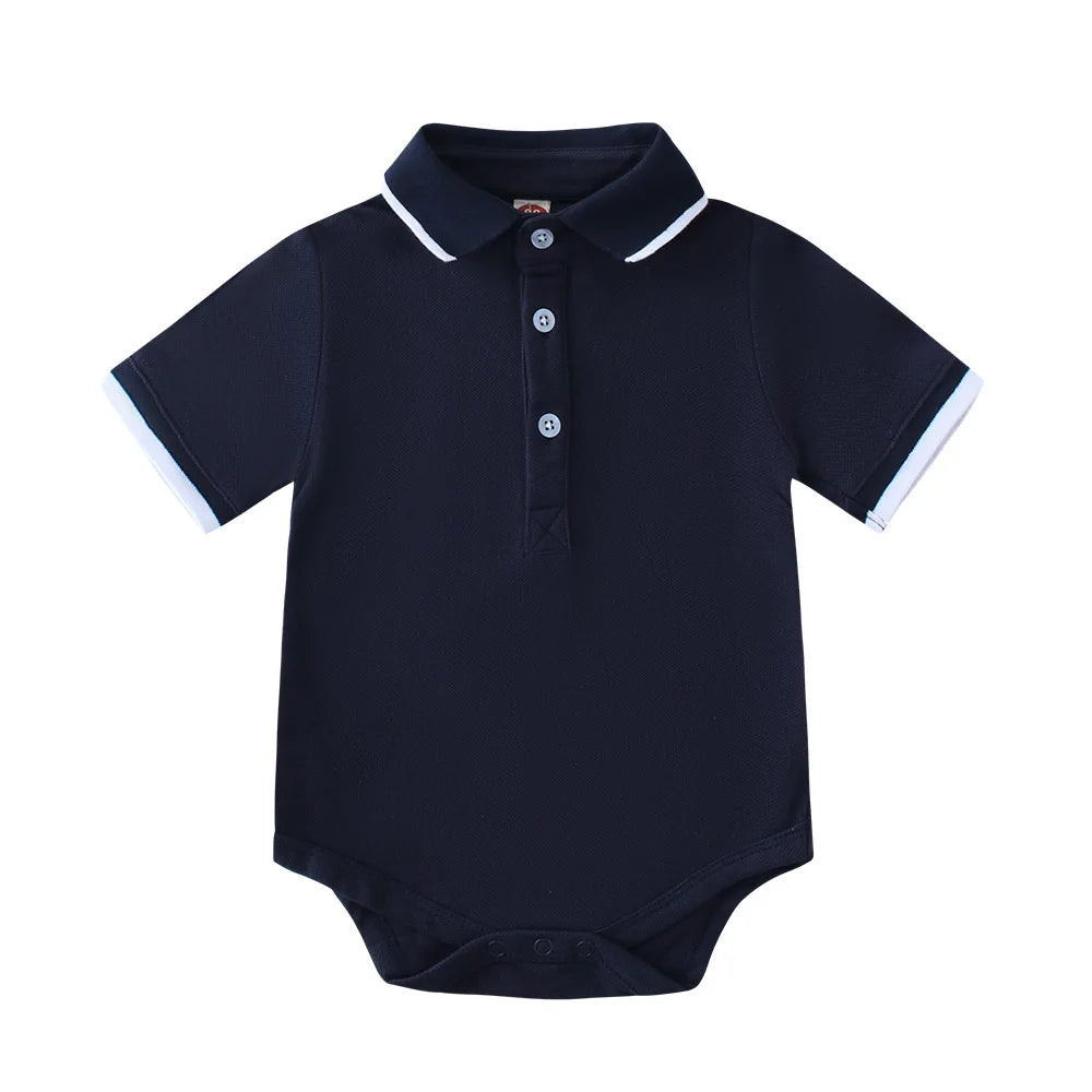 Conjunto de ropa de verano para bebé niño con gorro, polos de verano, camisa de manga corta, pantalones cortos, conjunto de ropa para niño