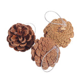 Pine Cones Ideal for Crafts, Wooden Pine Cones, Christmas Tree Decorations, Charming Christmas Decoration, Village N 