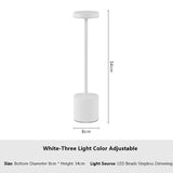Table Lamp LED Touch Sensor Desktop Night Light Rechargeable Wireless Reading Lamp 3 Colors Adjustable Creative Ambient Light