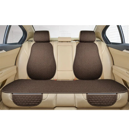 Universal Car Seat Cover Car Front Rear Seat Back Cushion Falx Car Seat Cushion Protector Auto Interior Pad Fit for Most Cars