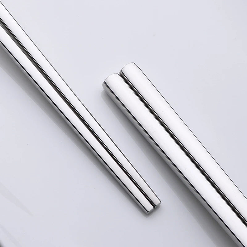 23cm Exquisite Dragon Pattern Chopsticks 304 Stainless Steel Non-slip Chinese Chopstick Food Sushi Sticks Home Kitchen Tableware
