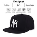 Gorras de béisbol unisex con bordado de letras, estilo hip hop, ajustables e informales, para exteriores y con protección solar.