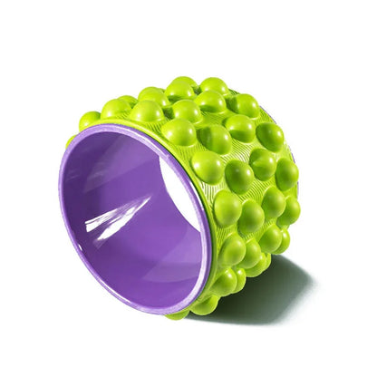 New Premium Foam Yoga Massage Roller Yoga Wheel Back Stretcher Back Massager Cracker for Back Pain Relief Fitness Equipment