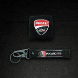 Motorcycle Embroidery Front Fluid Oil Brake Reservoir Sock Cover for Ducati Monster Panigale Diavel Superleggera V4 V2 Scrambler