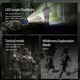 New 1400mAh Big Battery Smart Watch Men Outdoor GPS Flashlight IP68 Waterproof Bluetooth Call AMOLED Military Sports Smartwatch
