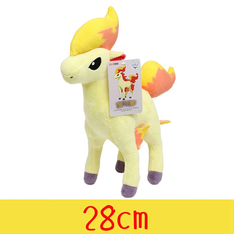 Peluche de Pokémon de alta calidad con etiqueta, dibujo animado de Pikachu, Charmander, Squirtle, Bulbasaur, muñeco de peluche, regalo para niños.