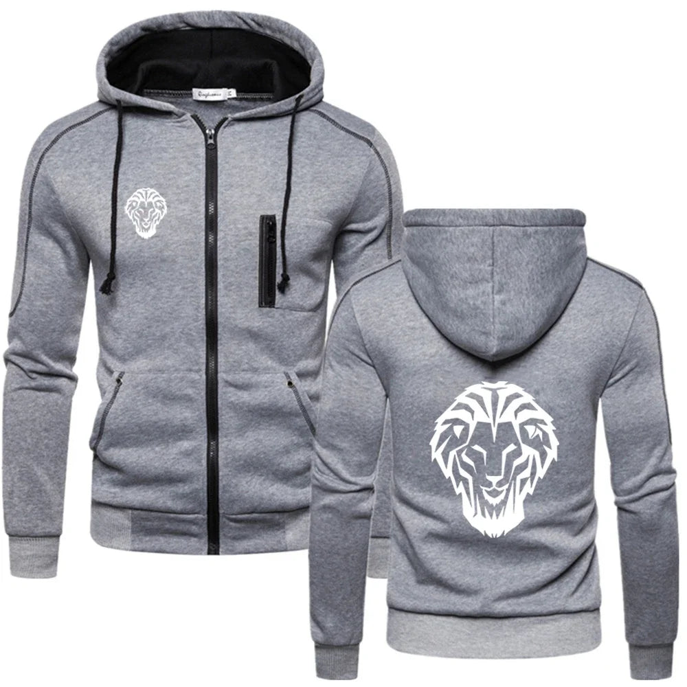 Leon Athletic Club de Bilbao Men's New Spring Autumn Clothing Fashion Zipper Casual Slim  Sweatshirt Cardigan Top Clothing