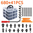 Auto Plastic Bumper Fastener Rivet Retainer Push Type Engine Cover Fastener Fender Car Door Trim Panel Clip