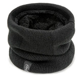 New Warm Neck Cover Neckerchief Winter Plush Muffler Woolen Knitting Fashion Solid Color Men Women Cold-proof Scarf Outdoors