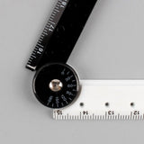 Folding Ruler Black And White Simple Graphic Primary Creative Birthday School Gift Stationery Drawing Student School Supply 1pcs