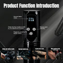 Wireless tattoo pen tattoo machine Motor Stroke 4mm LED 4 gears adjustable Suitable for novice tattoo artists tattoo supplies