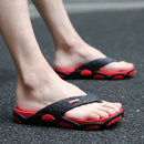 Men's Summer 2025 Trendy Flip Flops Beachwear Slippers Anti-slip Deodorant Casual Shoes Plastic Slip-On Sandals for Adults