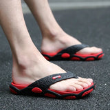 Men's Summer 2025 Trendy Flip-Flops Beachwear Slippers Anti-slip Deodorant Casual Shoes Plastic Slip-On Sandals for Adults