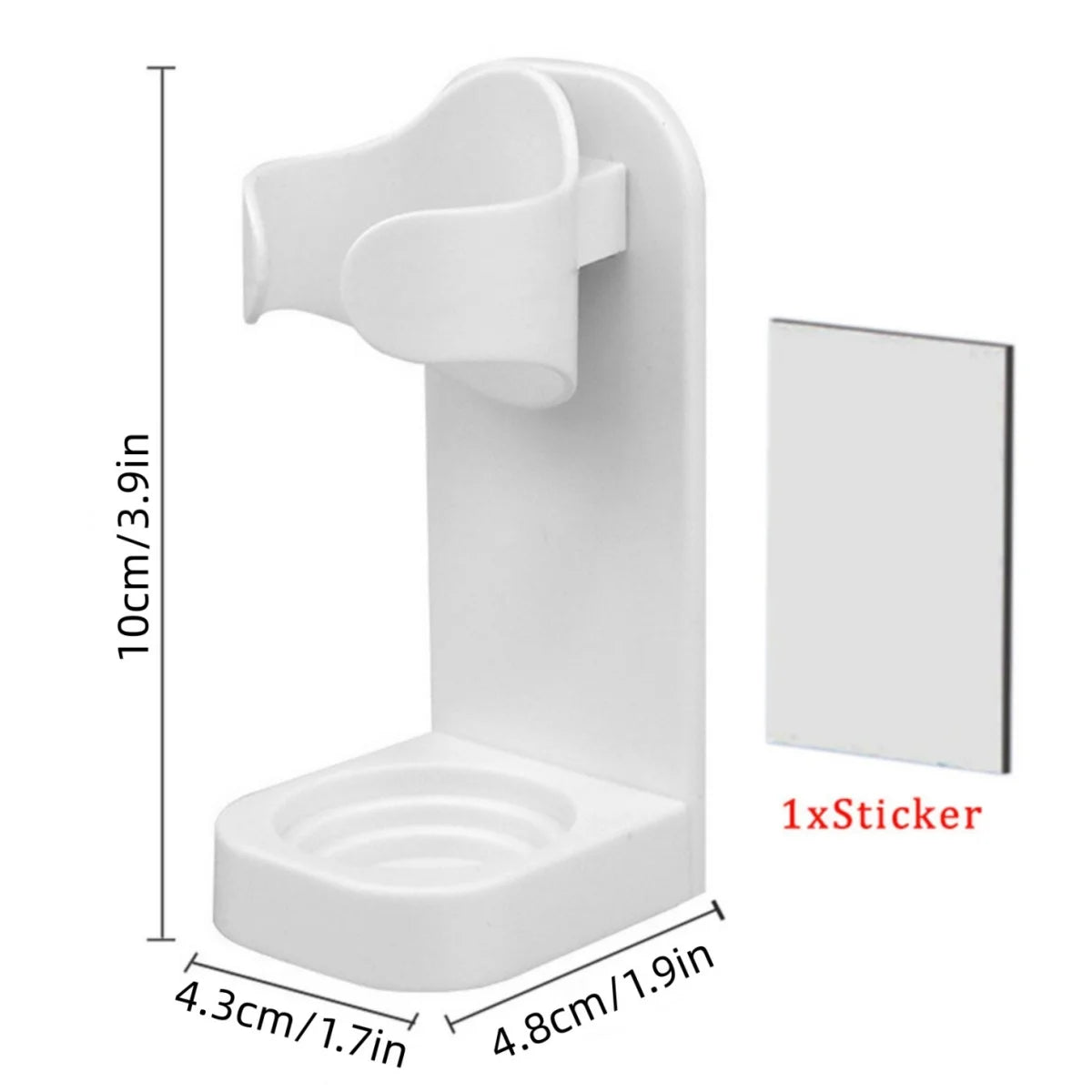 1-4PCS Electric Toothbrush Wall-Mounted Holder Space Saving No Punching Bathroom Accessories Toothbrush Stand Rack Organizer