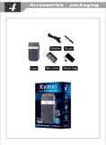 Kemei KM-678 KM-2024 KM-2628 Professional Electric Hair Clippers Beard Clipper Rechargeable Men's Shaver Hair Trimmer Kit