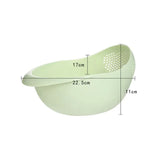 Rice Sieve Plastic Colander Kitchen Drain Basket with Handles Rice Bowl Strainer Basket Sink Drain Kitchen Tools