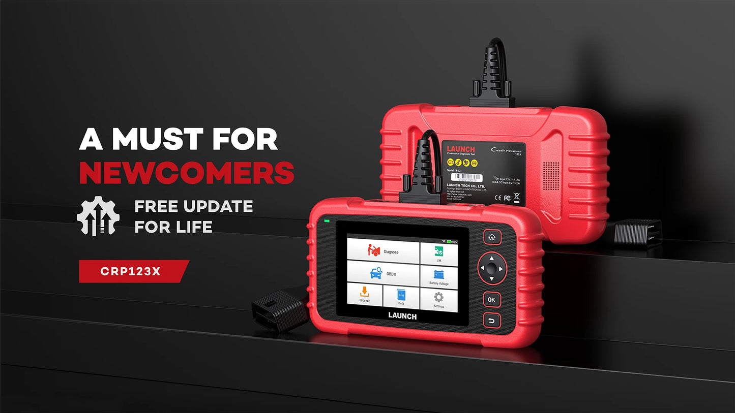 LAUNCH X431 CRP123X Car OBD2 Diagnostic Tools Obd2 Scanner Engine ABS Airbag SRS AT Code Reader Free Update Automotive Tools