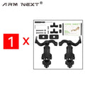 Auricular do tiro com rotação múltipla do ângulo, adaptador do trilho do arco, acessórios apropriados para auriculares táticos, EARMOR M31,M32,M30,M32H, 1-10 PCes