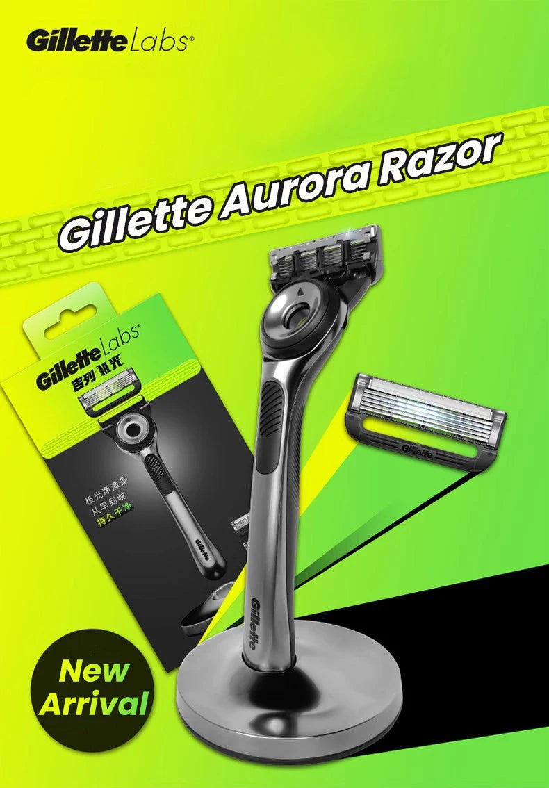 Gillette razor Gillette Labs men's shaver Gillette shaver shaver combination 5-layer shaver blades stainless steel material