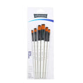 6pcs/set Artist Paint Brushes Two-tone Nylon Tips Artist Paint Brush For Acrylic Oil Watercolor Acrylic Paint Body Face Rock Art