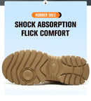 Steel Toe Shoes for Men Women Lightweight Anti-smash Steel Toe Sneakers Indestructible Work Boots Construction Safety Shoes