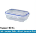 Vacuum Food Storage Box Transparent Storage Container Fridge Organizer Microwave Safe Fresh-Keeping Sealing Box Food Dispenser