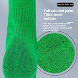 Loogdeel Football Sports Socks Long Knee Cotton Solid Color Kids Legging Stockings Soccer Baseball Ankle Adults Children Socks