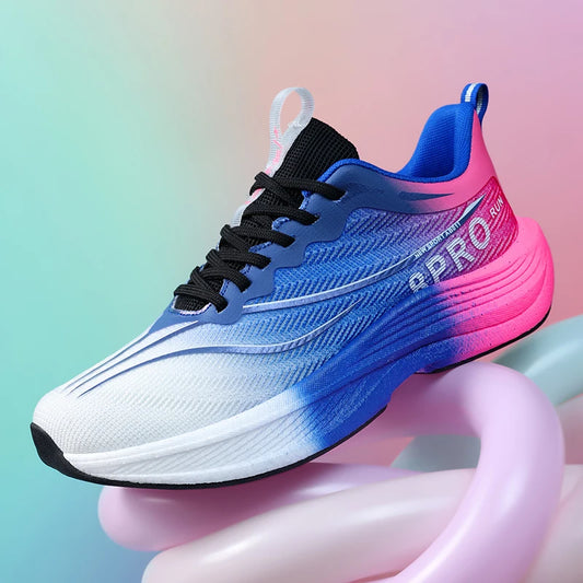 Couple Running Shoes Men Mesh Breathable Outdoor Sports Lightweight Flat Trendy Sneakers Original Tennis Shoes for Women