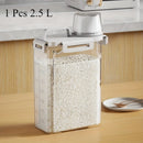 1 Pcs 2.5 L Food Grade Grain and Miscellaneous Grain Storage Box, Rice Bucket Storage Tank, Sealing Tank, Kitchen Utensil