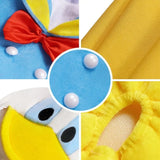 Anime Donald Duck Daisy Cosplay Costumes Boys Girls Prom Wear Kids Birthday Carnival Party Dress Up Stage Prop Cute Kids Clothes