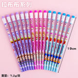 10Pcs/Lot Cute Cartoon HB Pencil With Big Eraser Kawaii Capybara Pony Pencils Student Kids Writing Pen School Stationery Gifts