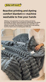 Solid Thickened Wide Striped Flannel Multifunctional Blanket, Can Be Used As Bed Sheet Cover Blanket, Sofa Blanket,nap Blanket