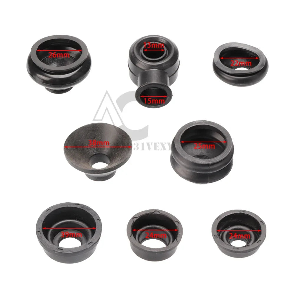 4pcs Universal Ball Joint Turn Rods Rubber Boot Dust Cover Replacement Control Arm Protector Car Suspension Steering Accessories