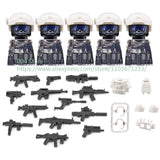 Military Special Forces Action Figure Building Blocks Ghillie Suit Weapons Sniper SWAT Ghost KSK Police Bandit Boy Toy Gift F029