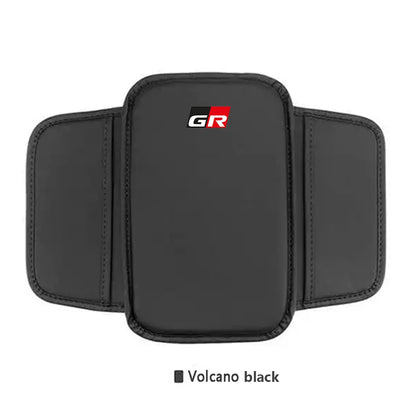 Car Center Console Protector Cover Universal Leather Car Armrest Box Cushion Pad for Toyota harrier GR Hilux Auto Accessories