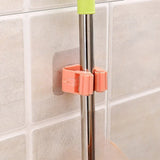 Estante para fregona, accesorios de baño, estante organizador montado en la pared, gancho, soporte para escoba, colgador detrás de puertas/en las paredes, herramienta de almacenamiento de cocina