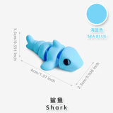 10/50pcs 3D Printed Simulation Toys Mini Animal Model Home Ornament  Cartoon Figure Birthday Gift Sets Decompression Kid Toy