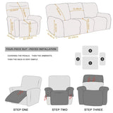 Elastic Recliner Sofa Cover Printed Slipcover Chair Sofa Protector Relax Armchair Stretch Couch Covers For Living Room